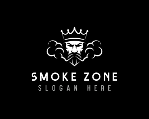 Vaping Smoking King logo design