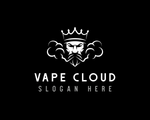 Vaping Smoking King logo design