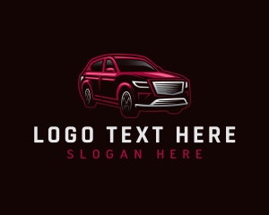 SUV Transport Auto Logo