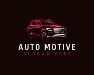 SUV Transport Auto logo design