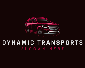 SUV Transport Auto logo design