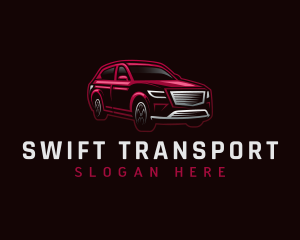 SUV Transport Auto logo design