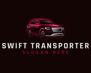 SUV Transport Auto logo design