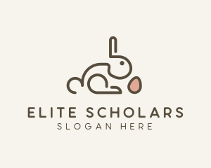 Bunny Rabbit Egg logo design