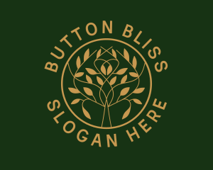 Organic Boutique Tree  logo design