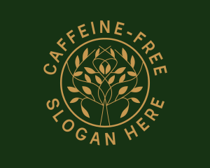 Organic Boutique Tree  logo design