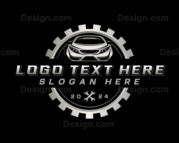 Automotive Detailing Mechanic Logo