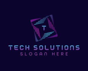 Digital Cyber Tech logo design