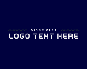 Futuristic Electronic Tech logo