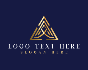 Luxury Pyramid Triangle logo