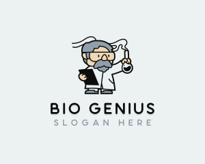 Laboratory Chemist Science logo design