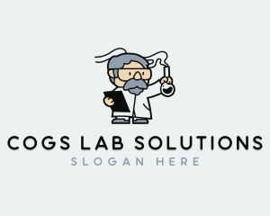 Laboratory Chemist Science logo design