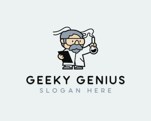 Laboratory Chemist Science logo design