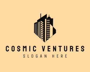 High Rise Office Space Building logo design
