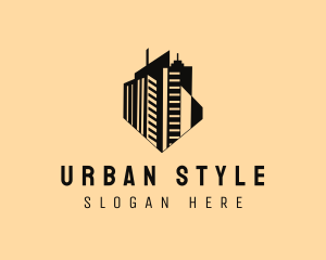 High Rise Office Space Building logo design