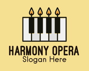 Candle Piano Keys  logo