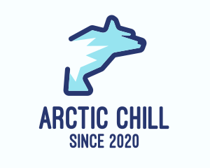 Blue Polar Bear logo design