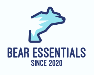 Blue Polar Bear logo design