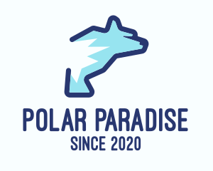 Blue Polar Bear logo design