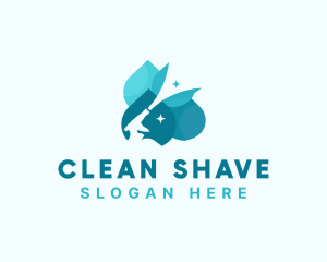 Sprayer Cleaning Sanitation logo design