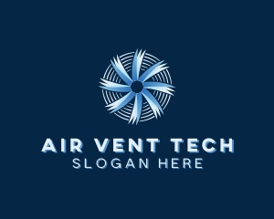 HVAC Air Conditioning Ventilation logo design