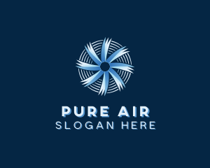 HVAC Air Conditioning Ventilation logo design