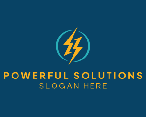 Lightning Power Energy logo design