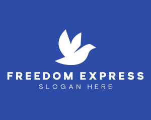 Dove Freedom Bird logo design