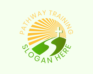 Religion Cross Path logo