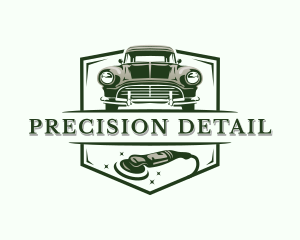 Retro Car Detailing logo design