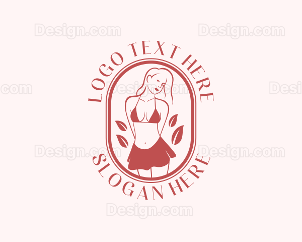 Woman Lingerie Fashion Logo