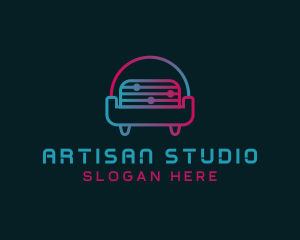 Music Mixer Studio logo design