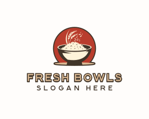 Asian Rice Bowl logo design