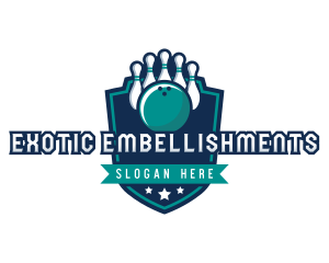 Bowling Tournament Sports logo design