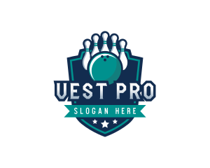 Bowling Tournament Sports logo design