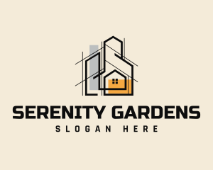 Architect House Apartment logo design