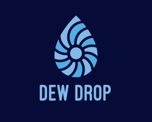 Distilled Water Drop  logo design