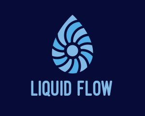 Distilled Water Drop  logo design