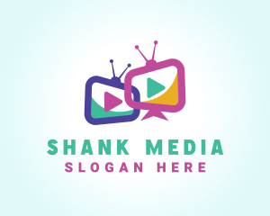 Colorful Media Television Channel logo design