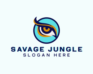 Wild Animal Eye logo design