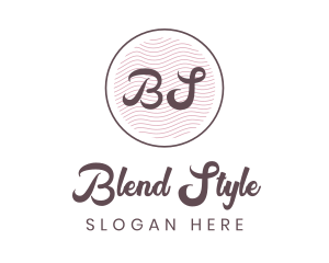 Cursive Style Lifestyle logo design