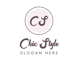 Cursive Style Lifestyle logo design