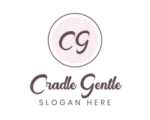 Cursive Style Lifestyle logo design