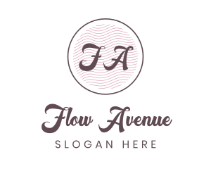 Cursive Style Lifestyle logo design