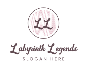 Cursive Style Lifestyle logo design