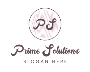 Cursive Style Lifestyle logo design