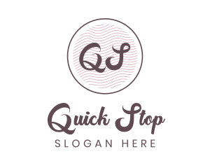 Cursive Style Lifestyle logo design