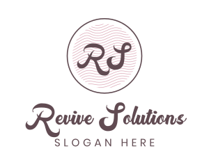 Cursive Style Lifestyle logo design