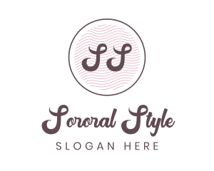 Cursive Style Lifestyle logo design