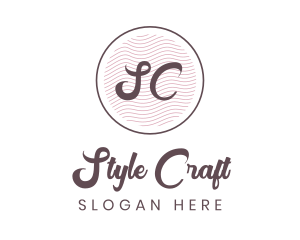 Cursive Style Lifestyle logo design